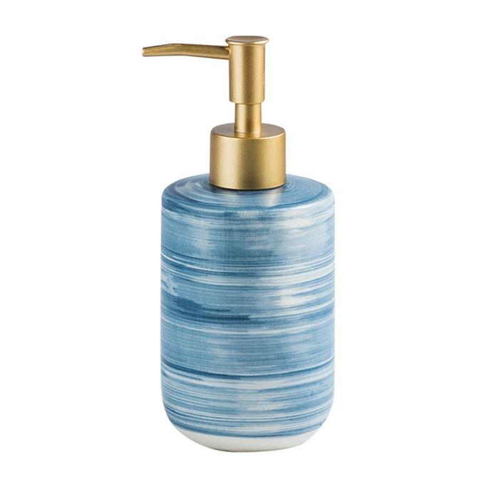 Botol sabun keramik, 1 buah 18X7cm Set botol Dispenser sabun keramik
