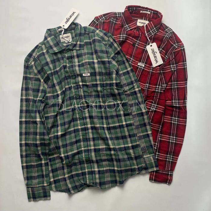 Wrangler kemeja flanel new original