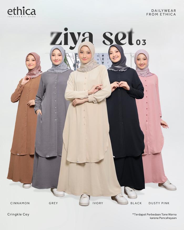 ZIYA SET 03 BY ETHICA / One Set Abaya