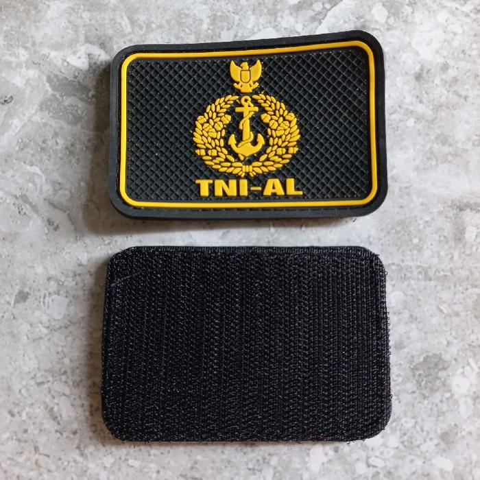 PATCH RUBBER LOGO TNI AL - TEMPELAN EMBLEM KARET LOGO TNI AL