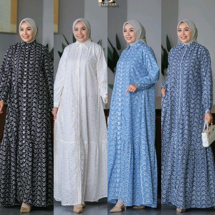 ALIVA DRESS embroidery cotton