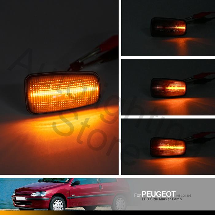 2x untuk Peugeot 106 306 406 806 Mitra Ahli 97-02 Lampu Lampu
