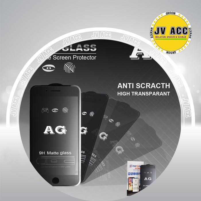 MATTE GLASS / ANTI MINYAK 5D TEMPERED GLASS IPHONE 8