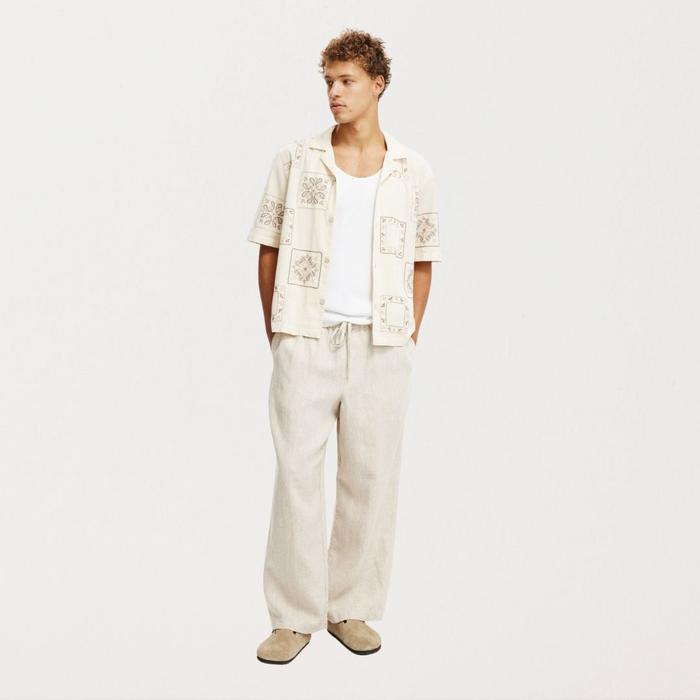 Mente Homme - Linen Loosepants | Celana Panjang Pria Cotton Linen