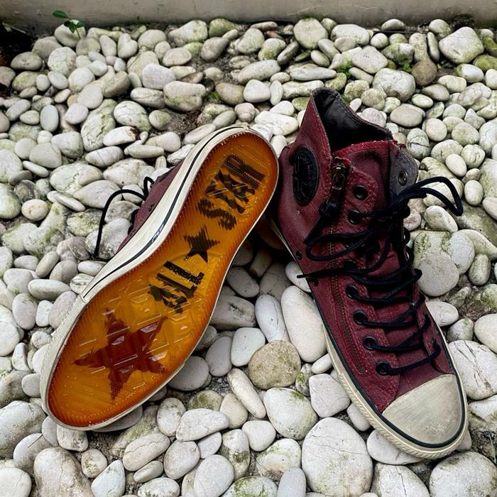 Converse John Varvatos Double Zipper Red