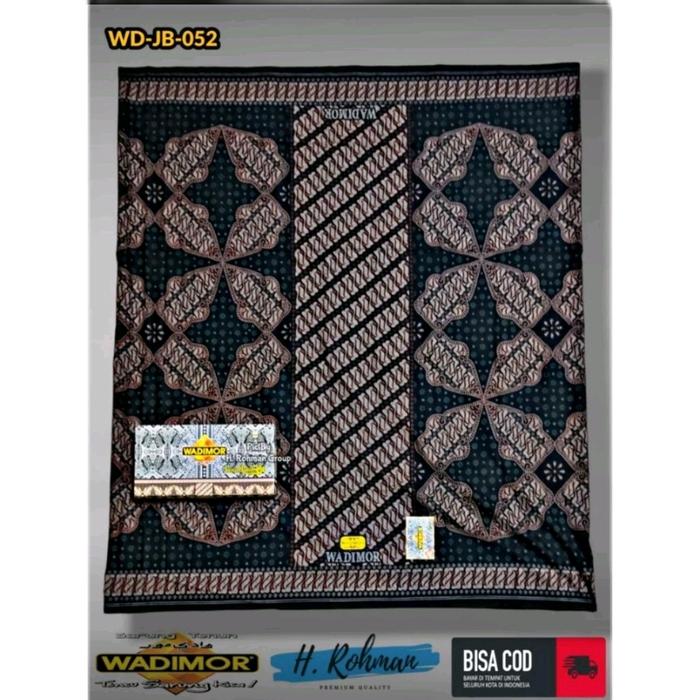 sarung batik wadimor ukuran dewasa tinggi 125 cm lebar 105 cm Pria Jb 02