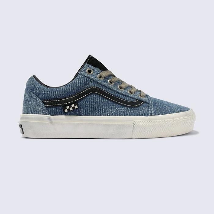 Vans Old Skool Skate Denim Blue Black