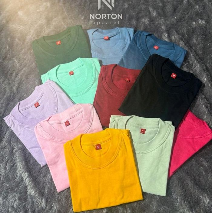Kaos polos anak warna pastel | Norton Apparel