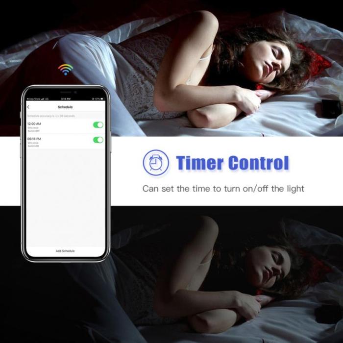 15W Tuya Wifi Smart Light Bulb RGB E27 Led Bulb Smart Home Tuya Lamp