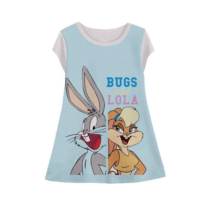 Baju Dress Tunik Anak Lola Bugs Bunny - KRG Lola Bugs Bunny-2