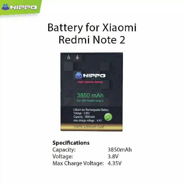 HIPPO BM45 BM 45 BATTERY batre battery HIPPO XIAOMI REDMI NOTE 2 BM45 redminote 2