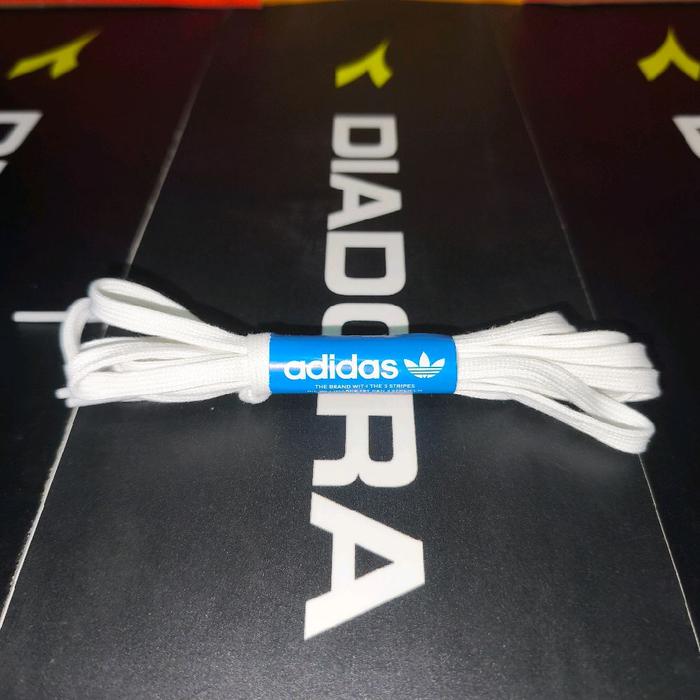 adidas Tali Sepatu Warna Putih dan Biru Lavender Original MAP adidas laces