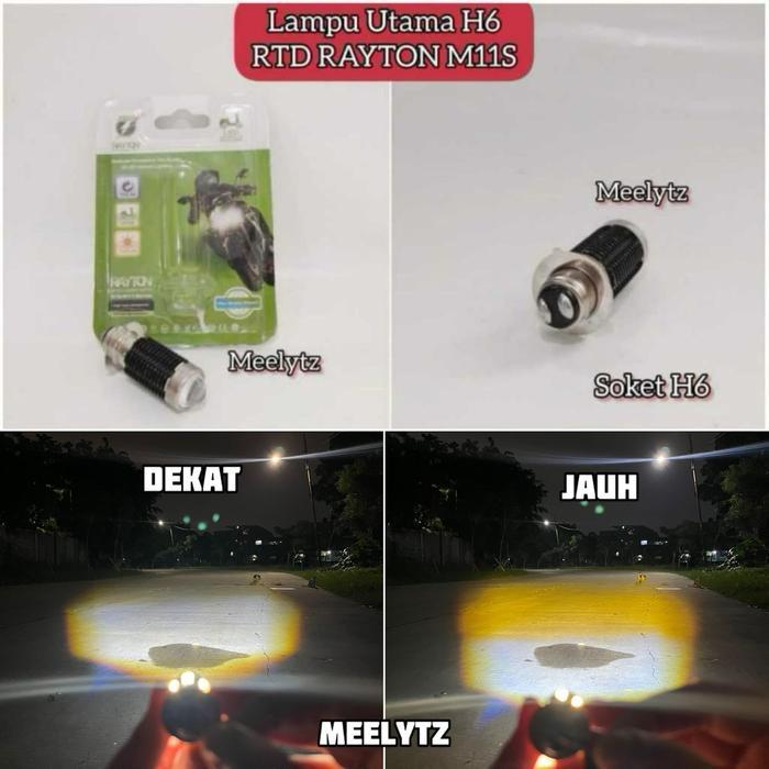 RTD RAYTON M11S - Lampu Utama H6 LED