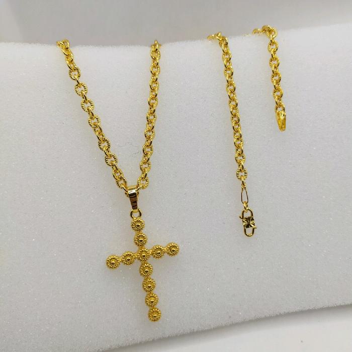 Belanja 2 barang gratis 1 • kentia jewelry • Kalung liontin salip merica rantai pecah kopi B