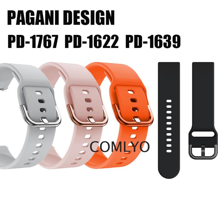 For PAGANI DESIGN PD-1639 PD-1622 PD-1767 Watch Strap Band Silicone Soft for Women Men watches Brace