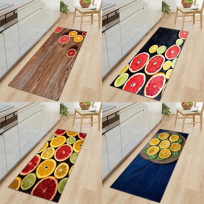 Fruit Pattern Home Kitchen Floor Mat Door Decoration Floor Mat