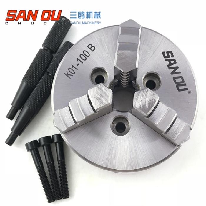 K01-100B Mini 3-Jaw Chuck/100mm self-centering Chuck/mini Lathe chuck