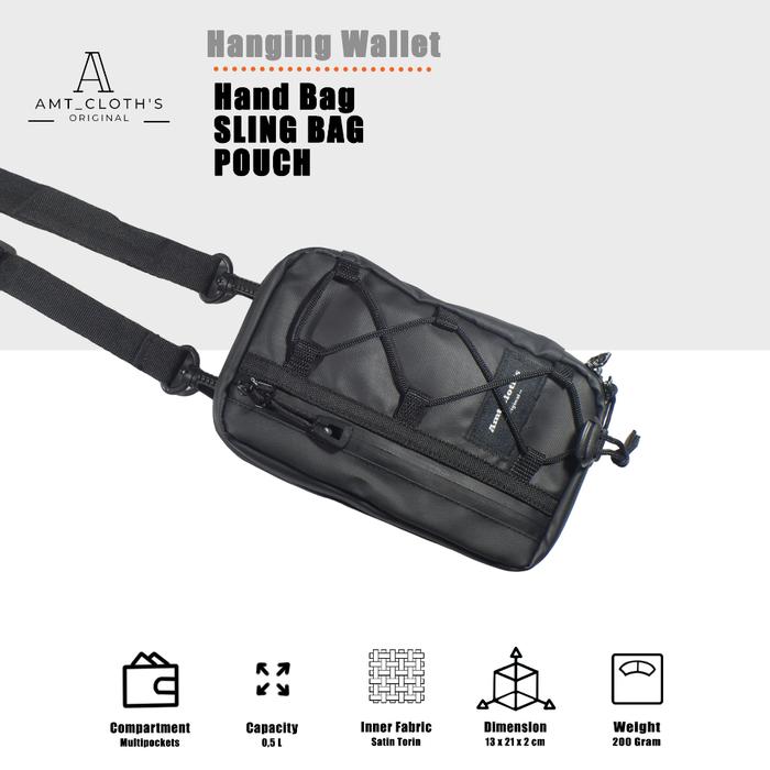 Clutch Bag KEPLER Pouch Pria Wanita Hand Bag Waterproof - AMT