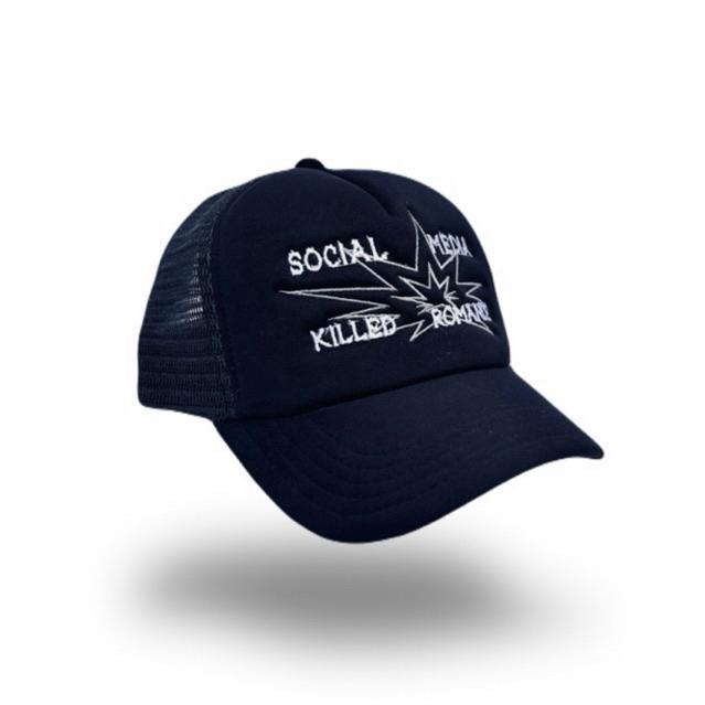 Terlaris Ready Trucker Hat “Social Media” | Topi Jaring Pria & Wanita Insomnia Vibes