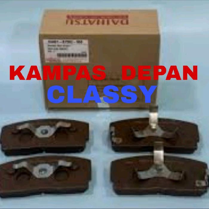 ORIGINAL KAMPAS REM DEPAN DAIHATSU CHARADE CLASSY G102 BRAKE PAD FRONT