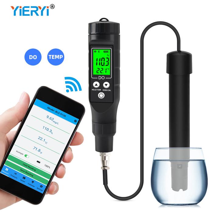 Yieryi Pengukur Suhu Meter Oksigen Terlarut, Pengukur Suhu Kadar