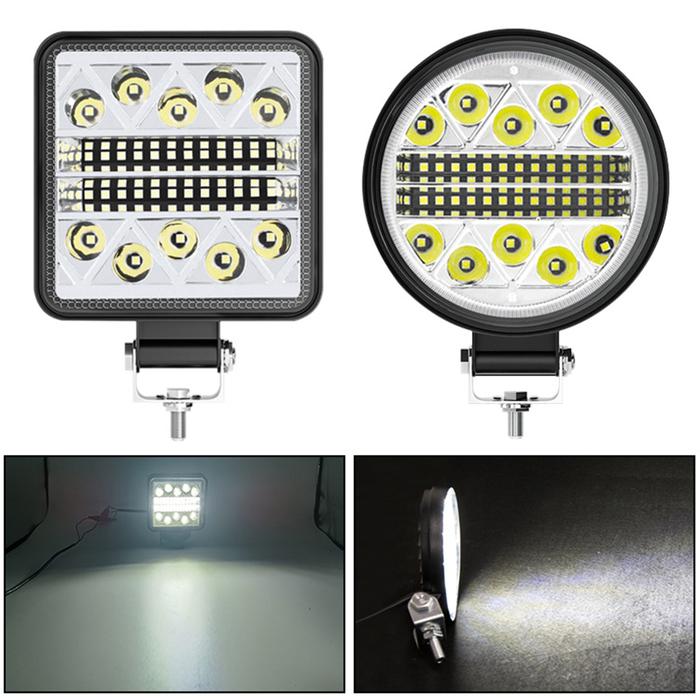 102W LED Work Light Bar 4inch Off Road 12V 24V Spot LED Light Bar for