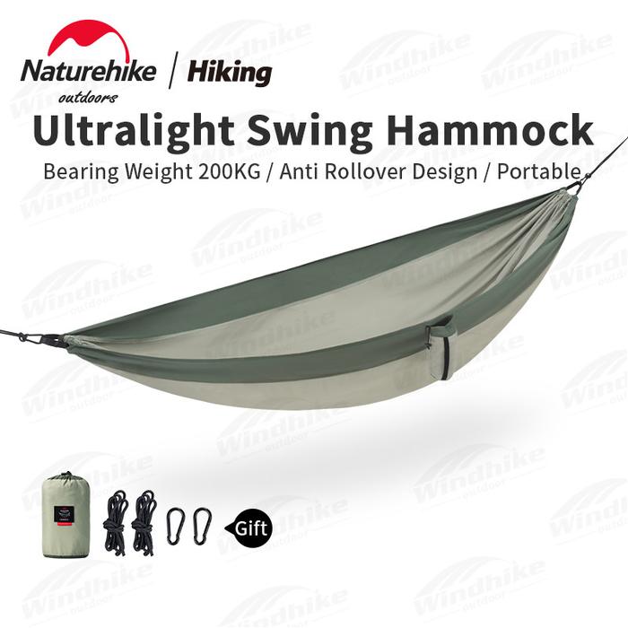 Naturehike 600g Portable Hammock Outdoor Camping Anti Rollover 1-2