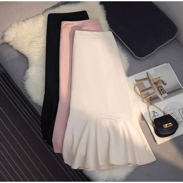Halo_ mermaid shakila | rok duyung wanita | peplum skirt korean style
