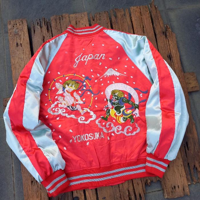 Sukajan Raijin Fujin Jacket Japanese Style