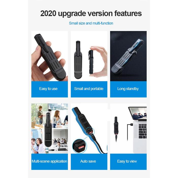 T189 Mini Camera HD 1080P Camera Wearable Body Pen Camera Digital