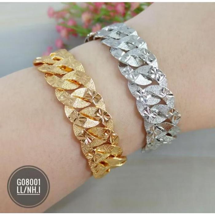 Gelang Sisik Naga Rantai Besar Titanium Vintage