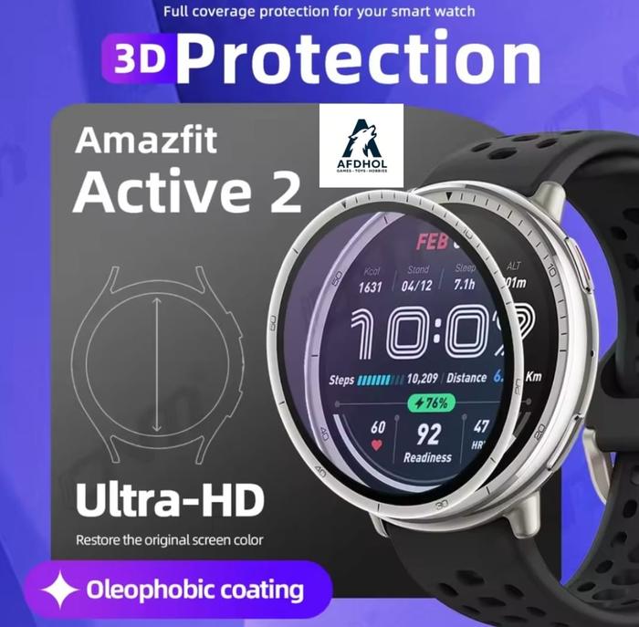 ANTI GORES FOR AMAZFIT ACTIVE 2 PREMIUM / XIAOMI AMAZFIT ACTIVE 2 ACTIVE2 PET PMMA SCREEN GUARD PROT