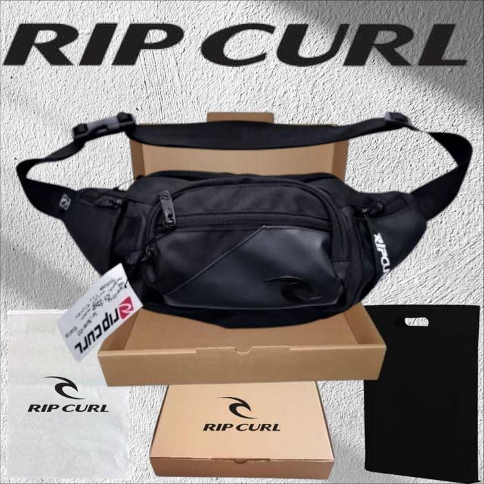 Tas rip curl logo besi waistbag ripcurl tas selempang pria wanita sling bag premium logo besi tas pi