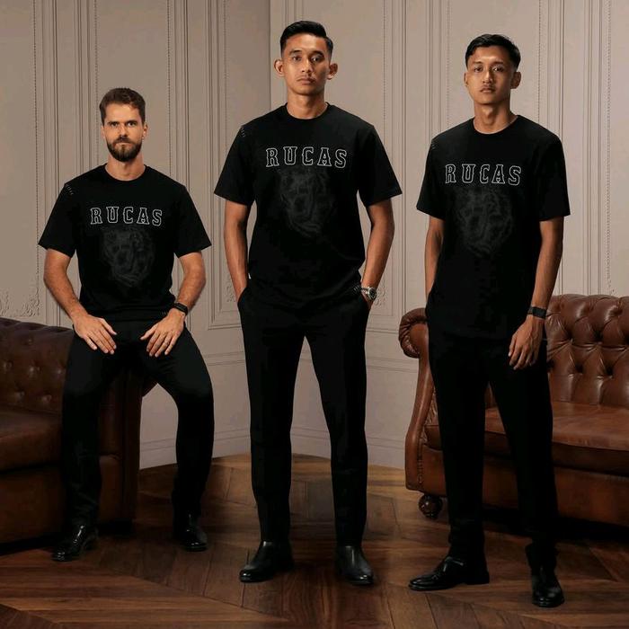 Rucas X Persija Tiger Tee Original T-shirt Rucas x Persija Pria Wanita Bisa Pakai