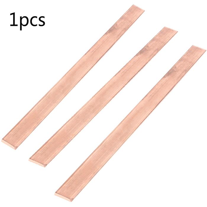 1 pcs 99% Pure Copper Copper Strip Red Copper Pad Copper Foil Copper