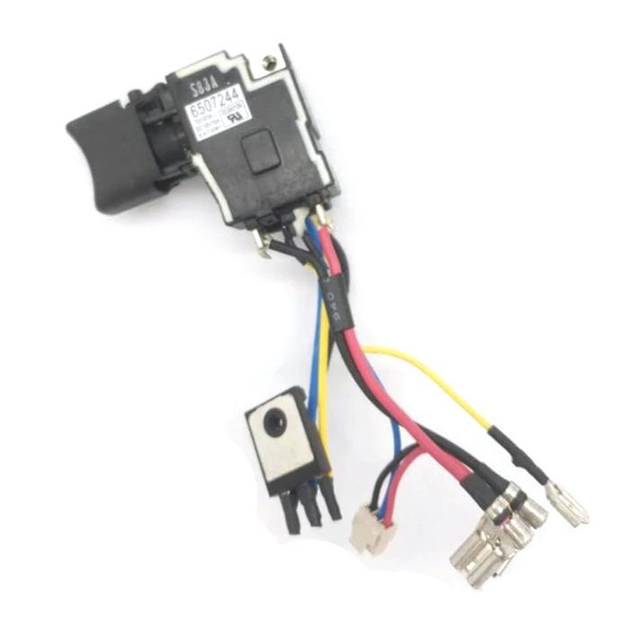 GTBL Switch untuk Makita 6507244 DHP458 DHP448 DDF458 DDF448 BHP458