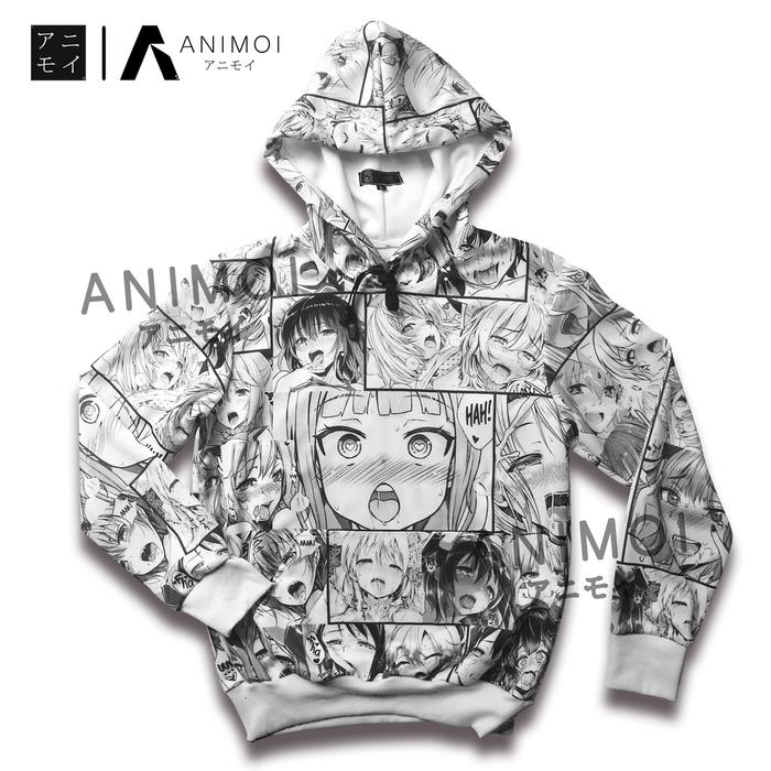 Jaket Hoodie Ahegao || Fulliprint Anime
