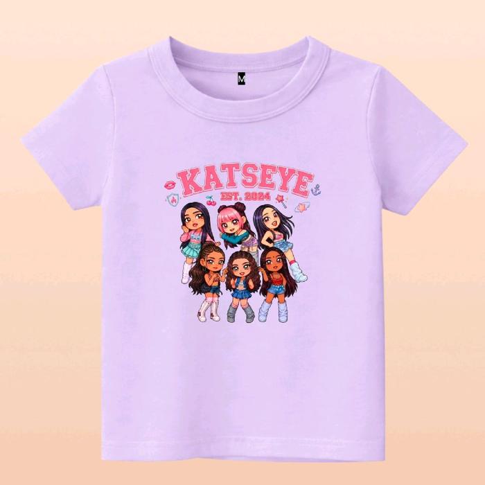 Baju kaos anak Kpop Katseye