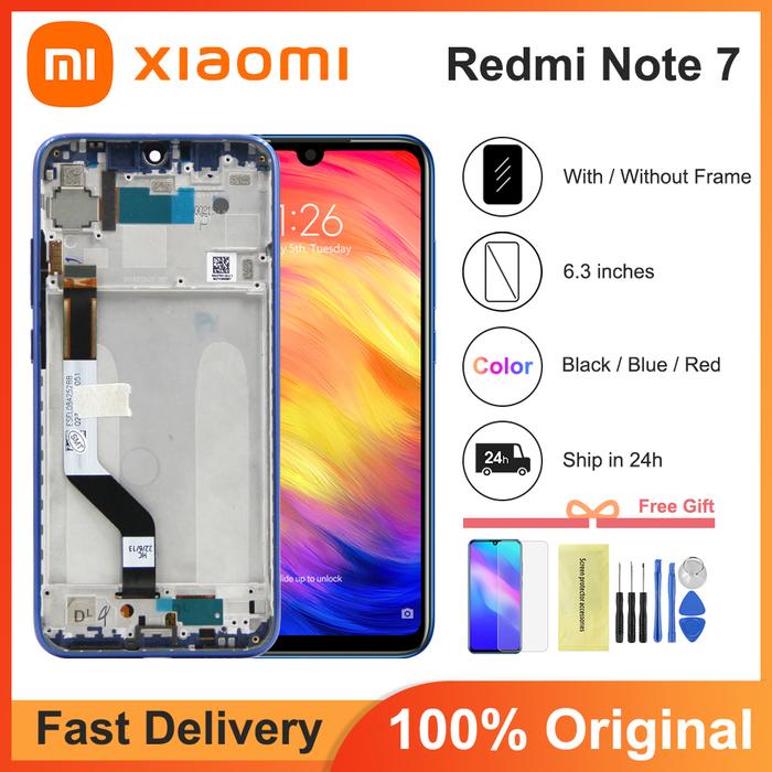 6.3" For Xiaomi Redmi Note 7 LCD Display Screen Touch Digitizer