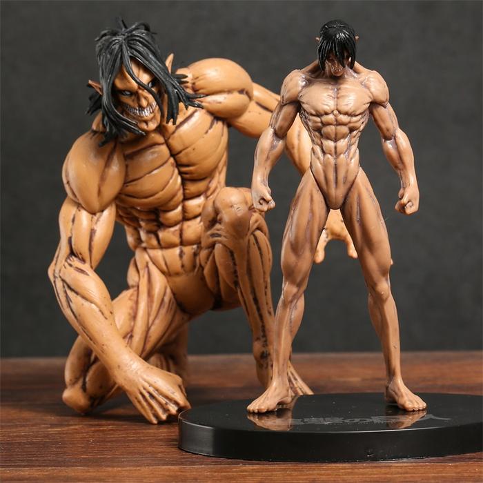 Boneka Action Figure Attack on Titan Eren