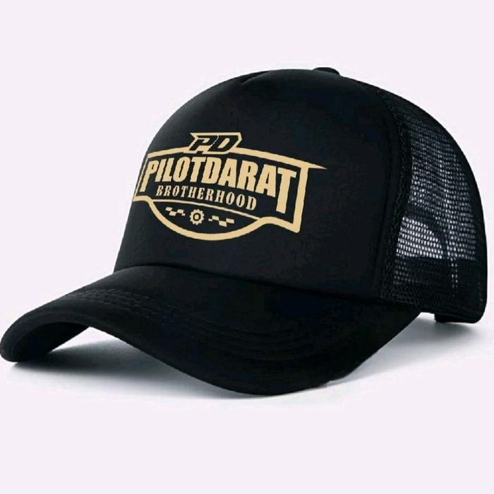 topi jaring trucker - PILOT DARAT