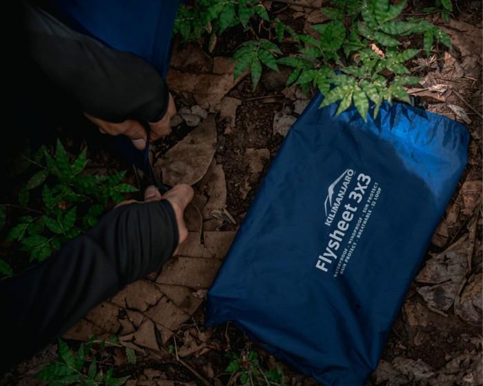 FLYSHEET 3x3 KILIMANJARO Ultralight 19 Loop 19 Lubang Multifungsi bivak tenda darurat