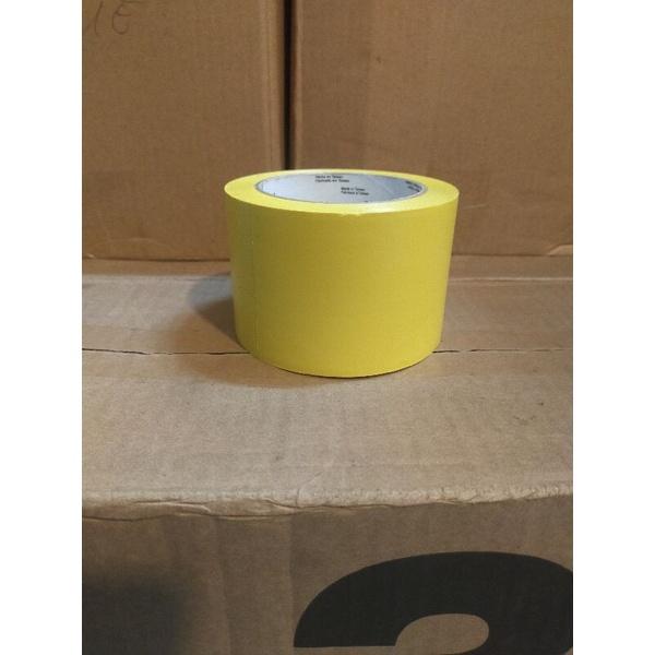 Floor Marking Tape Vinyl Tape Garis Lantai Lakban Garis Selotip Garis Ukuran 100mm x 33M Kuning