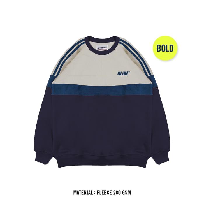 Hooligans Sweater Crewneck Puskas Light Gray T/N