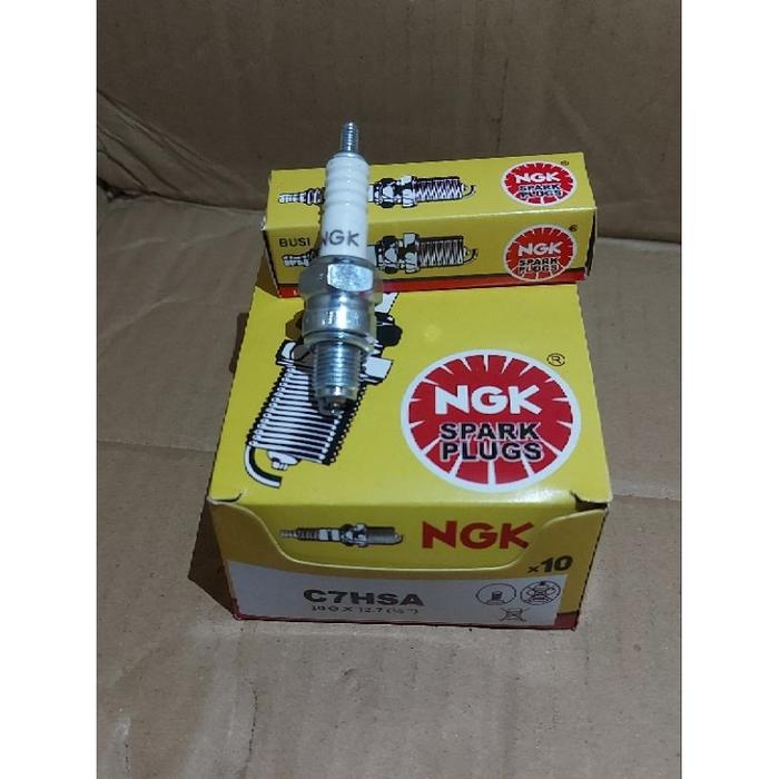 Busi NGK C7HSA (10 pcs) - Busi Pendek