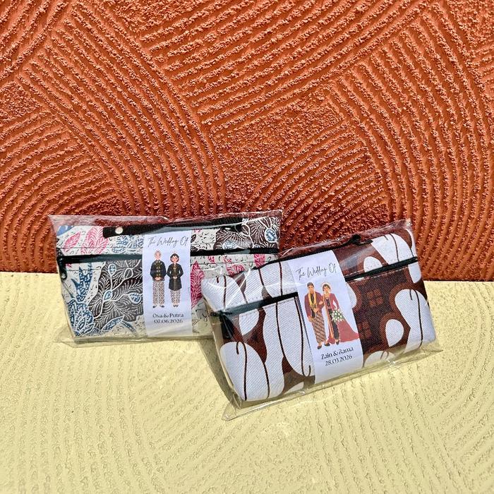 READY! PAKET 50 PCS SOUVENIR DOMPET HANDBAG MINI BATIK PERNIKAHAN/WEDDING/KHITANAN BATIK KHAS JOGJA 