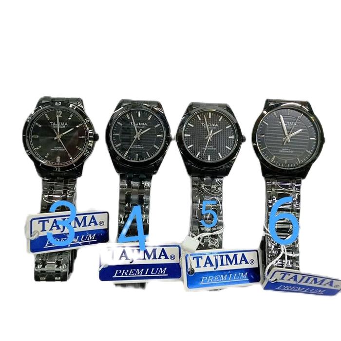 jam tangan tajima rantai pria original tahan air