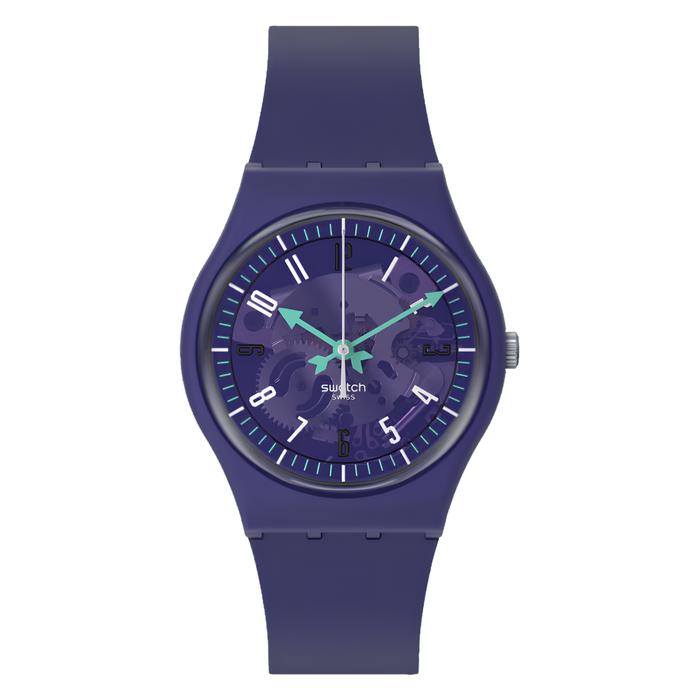 Swatch Photonic Purple SO28V102 Jam Tangan Unisex Original Quartz 34mm Ungu