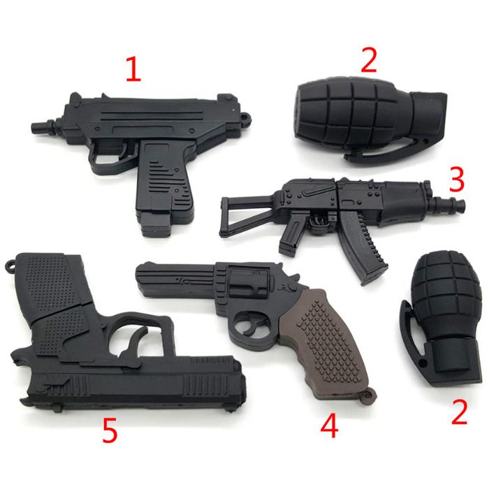 cartoon AK47 gun/grenade toy USB flash drive fashion personality