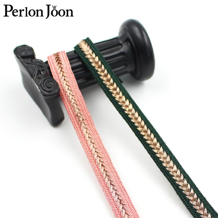 10 yards 1.3cm Classic braided rose gold thread Weave arrow V-shaped